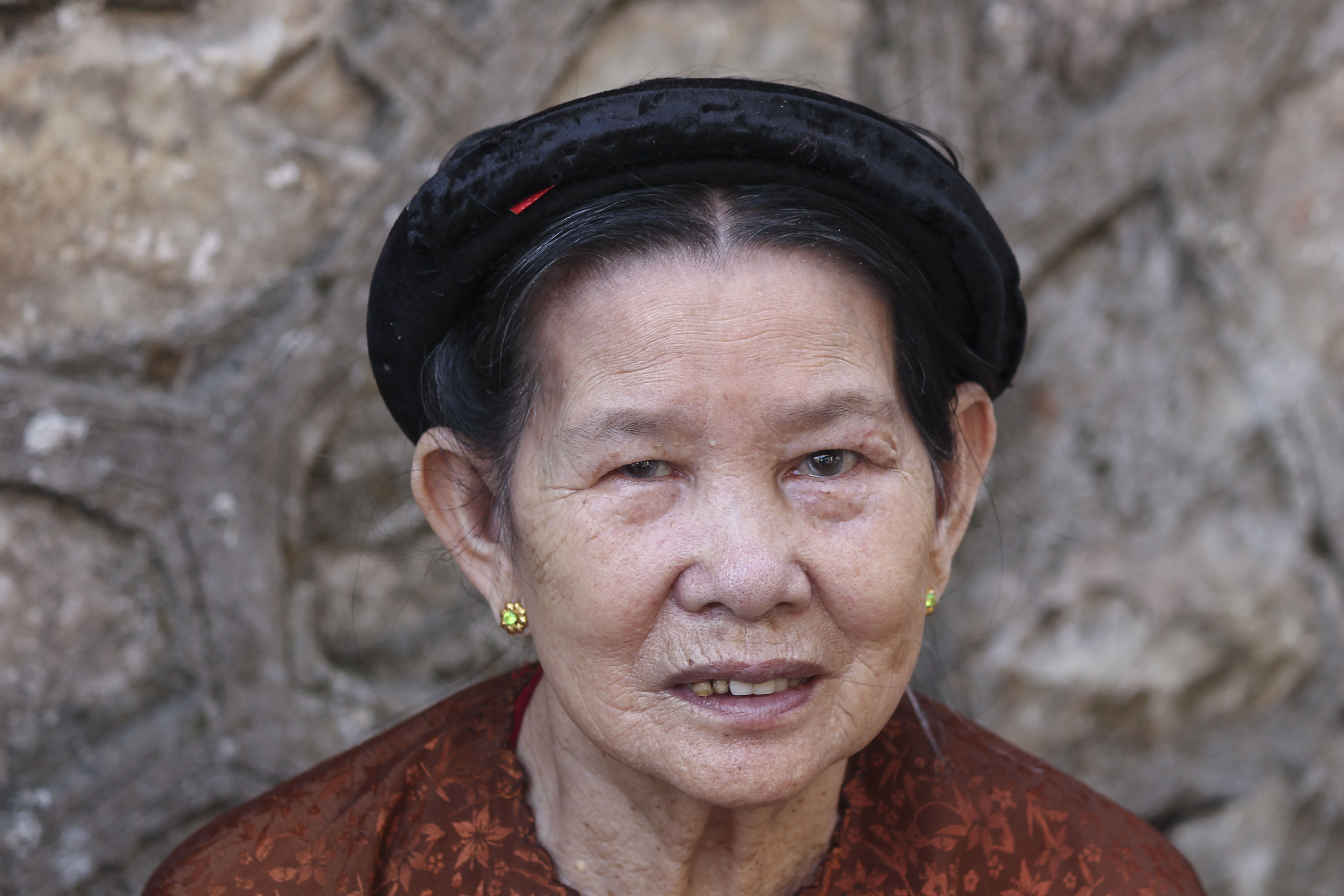 portrait of an asian woman wearing elegant
